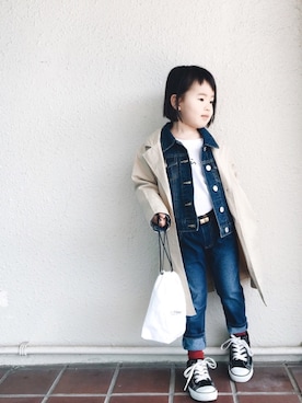 akarinaさん（キッズ・100cm）の春コーディネート