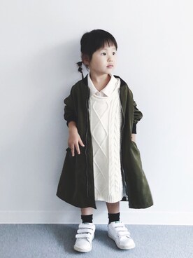 「ラブアンドピース2020」｜「アイテム（その他）」を使った、akarinaさん（キッズ・110cm）の秋コーディネート