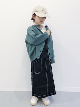 「CLANE（クラネ）のアイテム」を使った、akarinaさん（キッズ・110cm）の秋コーディネート