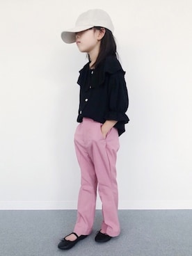「BEAUTY&YOUTH UNITED ARROWS(ビューティーアンドユースユナイテッドアローズ)のアイテム」を使った、akarinaさん(キッズ・110cm)の夏コーディネート