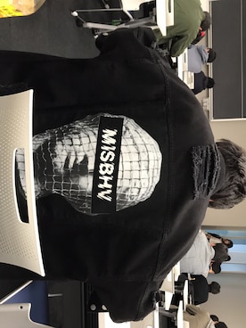「MISBHV（ミスビヘイブ）のアイテム（ジャケット/アウター）」を使った、スモーカーさん（メンズ・170cm）の秋コーディネート