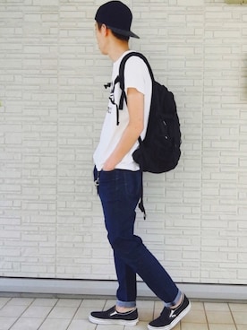 「TOMMY（トミー）のアイテム（帽子）」を使った、@KOKIさん（メンズ・177cm）の春コーディネート