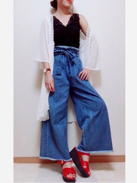 ⁽⁽ଘ( aya )ଓ⁾⁾さん(レディース・160cm)の夏コーディネート