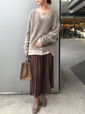 アヤカさん（レディース・159cm）の秋コーディネート