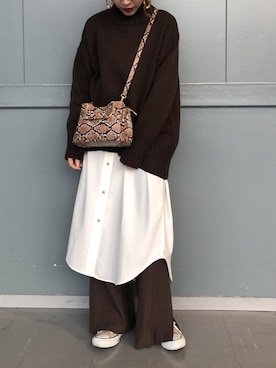 アヤカさん（レディース・159cm）の冬コーディネート