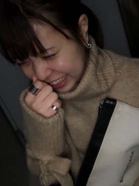 「アイテム（ピアス（両耳用））」を使った、ATSUKOさん（レディース・160cm・20代）の冬コーディネート