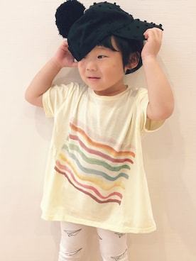 「michirico」｜ka___iさん（キッズ・90cm）の夏コーディネート