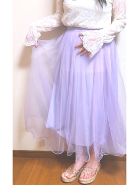 「Millennial Generation（ミレニアルジェネレーション）のアイテム」を使った、み*さん（レディース・155cm）の春コーディネート