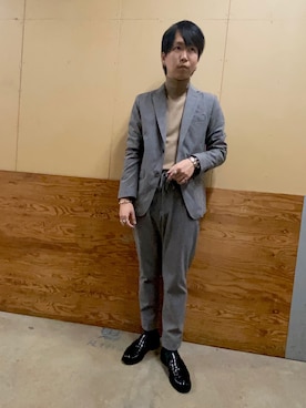 nano・universe ららぽーと横浜 Mensさん(メンズ・170cm)の冬コーディネート
