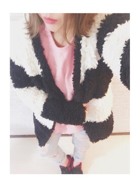 「GIGGER（ギガ）のアイテム」を使った、manamiさん（レディース・150cm）の冬コーディネート