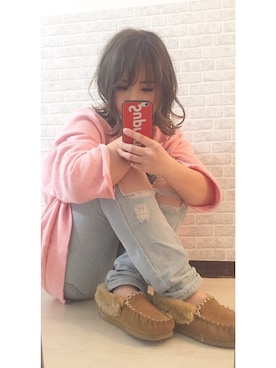 「GIGGER」｜manamiさん（レディース・150cm）の冬コーディネート