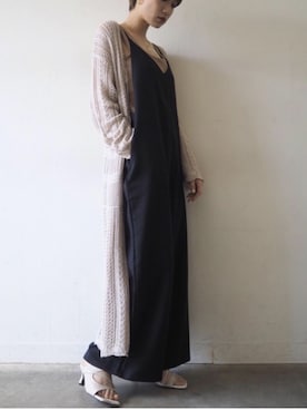「Lumier（リュミエ）のアイテム（サロペット/オーバーオール）」を使った、memeさん（レディース・159cm）の春コーディネート