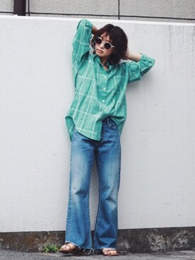 小山 愛梨さん（レディース・153cm）の春コーディネート