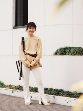 「Ungrid（アングリッド）のアイテム（レギンス/スパッツ）」を使った、小山 愛梨さん（レディース・153cm）の春コーディネート