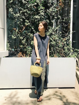 小山 愛梨さん（レディース・153cm）の夏コーディネート