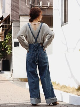 小山 愛梨さん(レディース・153cm)の冬コーディネート