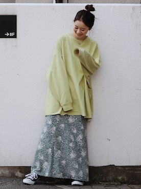 小山 愛梨さん（レディース・153cm）の春コーディネート