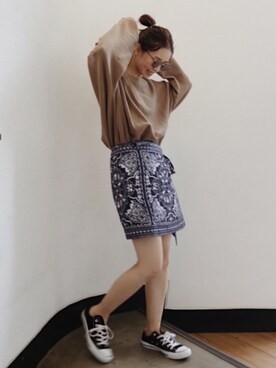 小山 愛梨さん（レディース・153cm）の春コーディネート