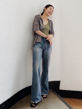 小山 愛梨さん（レディース・153cm）の夏コーディネート