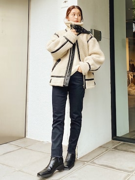 小山 愛梨さん（レディース・153cm）の秋コーディネート