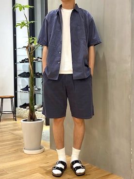 「URBAN RESEARCH DOORS（アーバンリサーチドアーズ）のアイテム（レッグウェア）」を使った、ショウゴさん（メンズ・182cm）の夏コーディネート