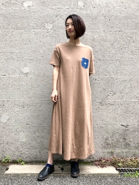 「アイテム（ワンピース/ドレス）」を使った、yuriea1990さん（レディース・164cm・30代）の春コーディネート