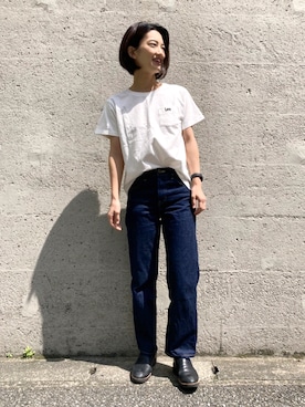 「ストレートデニム」｜yuriea1990さん（レディース・164cm）の春コーディネート