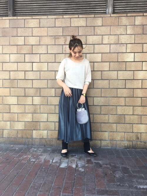 ルクールブランルクア大阪店スタッフ Le Coeur Blanc Le Coeur Blancのスカートを使ったコーディネート Wear
