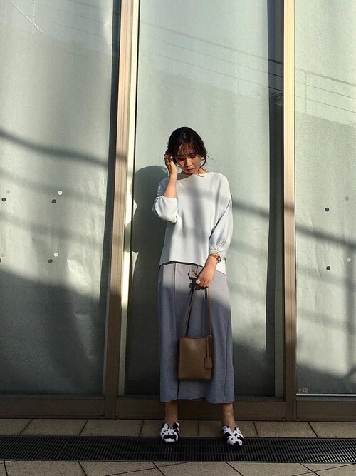 ルクールブランルクア大阪店スタッフ Le Coeur Blanc Le Coeur Blancのニット セーターを使ったコーディネート Wear