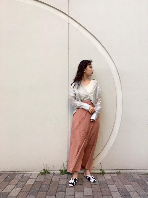 ルクールブランルクア大阪店スタッフ Le Coeur Blanc Le Coeur Blancのシャツ ブラウスを使ったコーディネート Wear