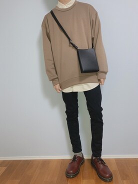 スウェットを使った スタンドカラーシャツ のメンズ人気ファッションコーディネート Wear