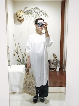 「アイテム（ワンピース）」を使った、mayumi さん（レディース・157cm）の春コーディネート