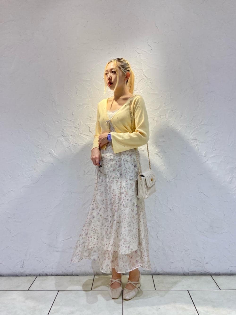 Fifilles Paris 花柄ワンピース カーディガン Fifilles Paris 花柄