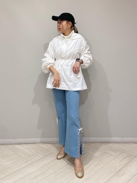 「でにむ」｜「アイテム（ブルゾン）」を使った、アラレさん（レディース・160cm）の冬コーディネート