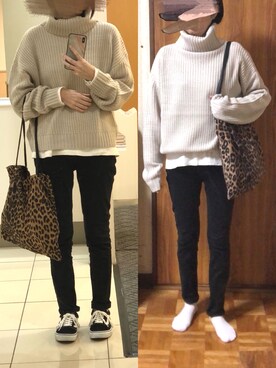 Yマンさん（レディース・162cm）の冬コーディネート