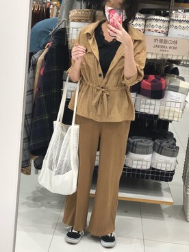 Yマンさん（レディース・162cm）の秋コーディネート