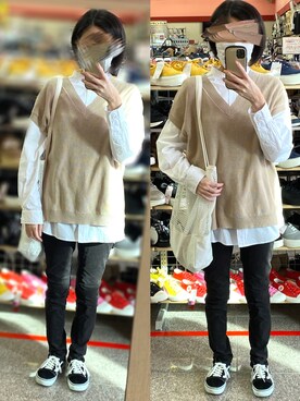 Yマンさん（レディース・162cm）の春コーディネート