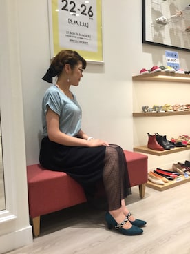 「AS KNOW AS PINKY（アズノゥアズピンキー）のアイテム」を使った、ORientalTRaffic 阪急西宮ガーデンズ店さん（レディース・162cm）の夏コーディネート