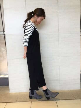 「ORiental TRaffic(ORiental TRaffic)」｜「アイテム（オールインワン・サロペット）」を使った、ORientalTRaffic 阪急西宮ガーデンズ店さん（レディース・162cm）の秋コーディネート