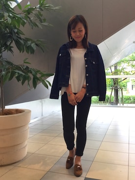 「RAY CASSIN（レイカズン）のアイテム（ジャケット/アウター）」を使った、ORientalTRaffic 阪急西宮ガーデンズ店さん（レディース・162cm）の秋コーディネート