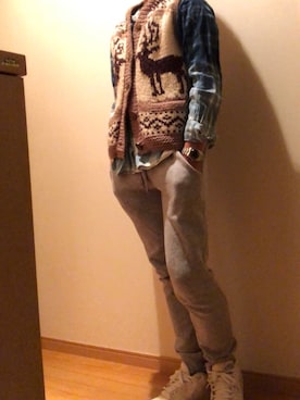 「cepo（セポ）のアイテム（ジャケット/アウター）」を使った、オサルさんさん（メンズ・165cm）の秋コーディネート