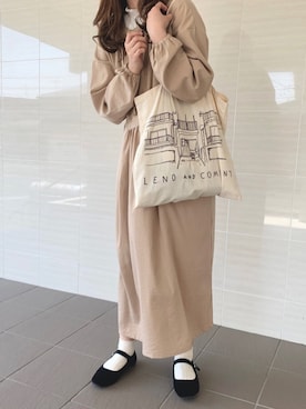 「A.N.L（エーエヌエル　レーベル）のアイテム」を使った、おはなさん（レディース・168cm）の春コーディネート