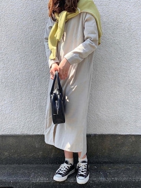 「OpenCLOSE（オープンクローズ）のアイテム（バッグ）」を使った、おはなさん（レディース・168cm）の春コーディネート