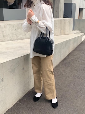 「Levi's（リーバイス）のアイテム（チノパンツ）」を使った、おはなさん（レディース・168cm）の春コーディネート