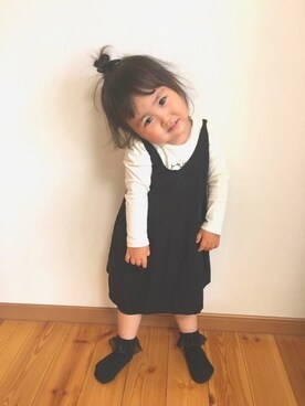 Akiko Hiratukaさん(キッズ・90cm)の春コーディネート