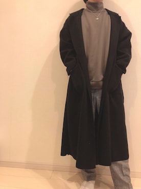 「GRL（グレイル）のアイテム（ジャケット/アウター）」を使った、ユキウサギさん（メンズ・167cm）の冬コーディネート