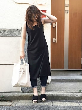 とんちゃん。さん（レディース・162cm）の夏コーディネート