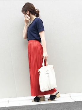 とんちゃん。さん（レディース・162cm）の夏コーディネート