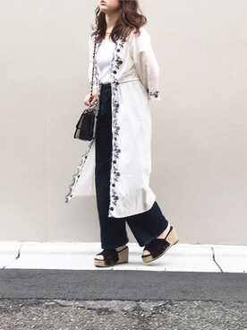 とんちゃん。さん（レディース・162cm）の夏コーディネート