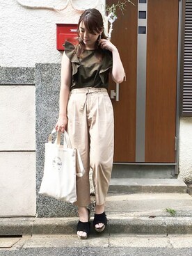 とんちゃん。さん（レディース・162cm）の夏コーディネート